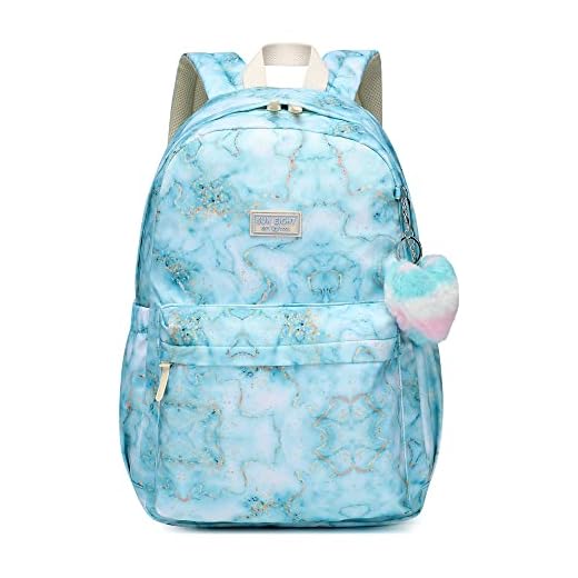 Mochila infantil Reqinqin para meninas, mochila escolar grande e à prova d'água, adequada para maiores de 6 anos, viagem para crianças pequenas