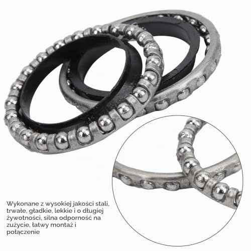 Łożysko Kulkowe Kierownicy, Stalowe łożysko Kulkowe Kierownicy ze Stali 37 Mm / 1,5 Cala z Częścią łożyska Widelca Podkładki