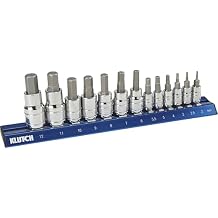 Klutch Metric Hex Bit Socket Set - 13-Pc.