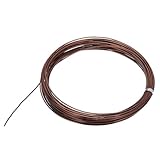 Generic 41 Gauge Aluminum Craft Wire, 33 Feet, Copper, 1.2 mm (3/64 Inch) Diameter, 1 Roll