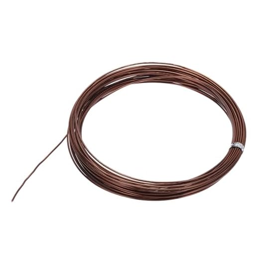 Generic 41 Gauge Aluminum Craft Wire, 33 Feet, Copper, 1.2 mm (3/64 Inch) Diameter, 1 Roll