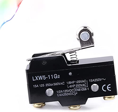 Interrupteur fin de course LXW5-11G2 à levier court et rouleau haute tension 380V