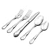 Oneida Silverware Set, Chateau 5-Piece Fine Flatware Place Setting, Service For 1, Dishwasher Safe, 18/10 Stainless Steel, Knives Spoons And Forks, Home And Kitchen Utensils Set (Silver, 5 Piece)