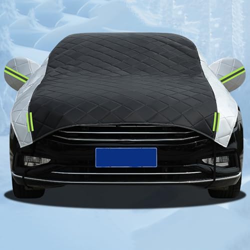 Image of Car Cover Against Hail, Windshield Protector, Thicken Cover for SUV, Hail Blanket, Dustproof Snowproof for Sedan and Hatchback (Black, Sedan)
