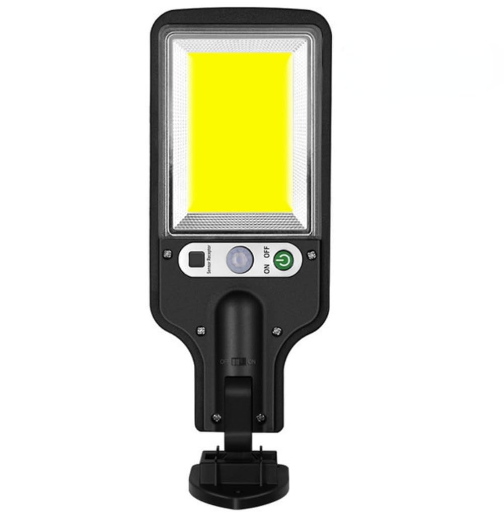 LED Solar Light Outdoor Garden PIR Motion Sensor 3 Modes Lamp Security Street Lamp Wall Yard (without remote,C)