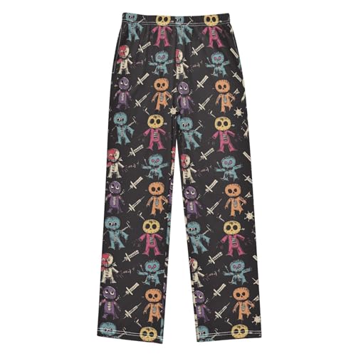 Pajama Pants Funny Skeletons PJ Bottoms Sleepwear Lounge Sleep Pant with Pockets