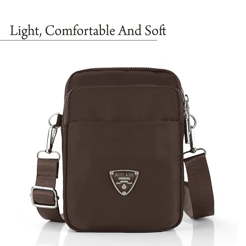 Image of J I Women's Small Cross-Body Phone Bag Stylish Mobile Cell Phone Holder Pocket Purse Wallet Sling Bag Mini Shoulder Bags