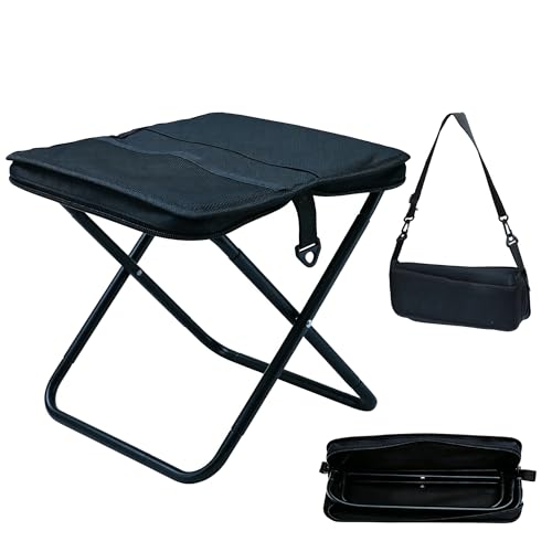 SHENGHUISS Foldable Backpack Stool,Heavy Duty Pocket Chair for Adults,Comfortable Ultralight