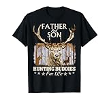 Father and Son Hunting Buddies For Life Hunter Husband Dad T-Shirt