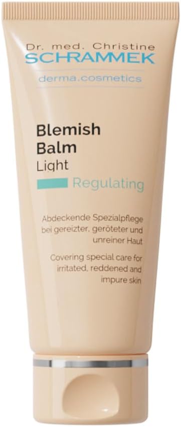 Blemish Balm Light (1.4 fl oz) - Covering Special Care for Irritated, Reddened & Impure Skin - The Original since 1967 - BB Cream - Tinted Face Moisturizer - Facial Skin Care - Dr. Schrammek
