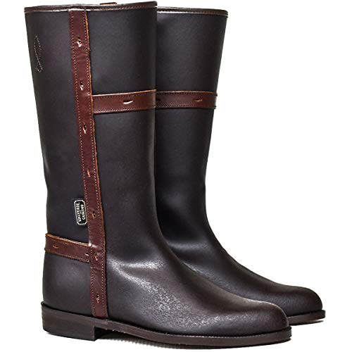 Botasvalverde - 301 - Bota Campero Serraje Castaña - Color : Marrón - Talla : 42
