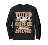 Photo Gallery funny stay at home mom coffee maglia a manica Photo Gallery funny stay at home mom coffee maglia a manica