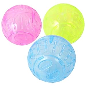 Scicalife Hamster Running Ball 10 Cm Transparante Run Oefenbal Draagbare Mini Bal Hamster Speelbal Speelgoed Huisdieren…