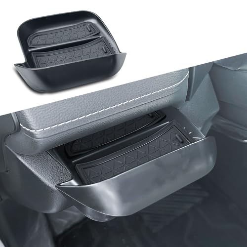 TACOBRO - TACOBRO Driver Cubby Drawer Organizer Tray for Toyota RAV4 2019‑2025 Accessories, Hidden Side Console Drawer for Keys, Coins & Chewing Gum Interior Storage Cubby Box, ABS Plastic Tray Insert