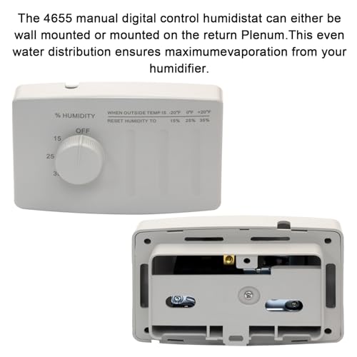 4655 Manual Whole House Humidifiers/Wall Mounted Humidifier Control Humidistat For AprilAire Manual Humidifier Whole House,24VAC - Thumbnail 5