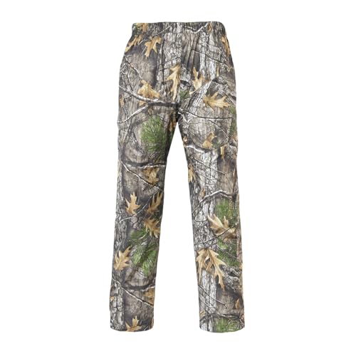 LOOGU Waterproof Rain Pants, Camo Hiking Pants Windproof Outdoor Pants Lightweight Waterproof Pants