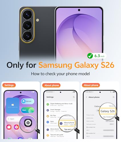 Image of FNTCASE for Samsung Galaxy S26 Case: [Fit for Magsafe] [Full Camera Protection & Screen Protector] Translucent Matte Military Grade - Shockproof Protective Phone Cover for Samsung S 26 - Deep Purple