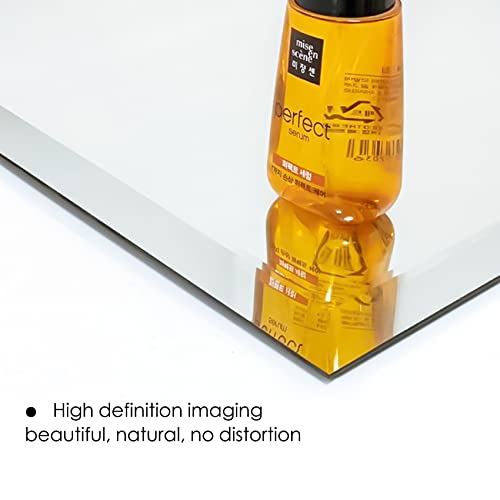 Fumango 30" X 30"Shatterproof Frameless Wall Mirror,1 Inch Beveled Mirror,Square Big Bathroom Mirrors For Wall, Makeup Vanity Mirrors With Polished Edge,Hangs Horizontally Or Vertically, Copper-Free #TOP2