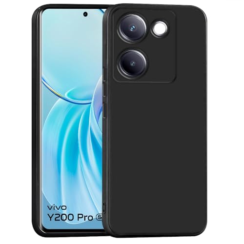 Image of Back Cover for Vivo Y200 Pro 5G / Y300 Plus 5G | Full Camera Protection | Premium Liquid Silicon Case | Flexible Bumper Case for Vivo Y200 Pro 5G / Y300 Plus 5G (Grey)