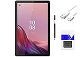 Lenovo Tab M9 9' HD (1340 x 800) Tablet, MediaTek Helio G80, 3GB RAM, 32GB eMMC + 64GB Memory Card, Android 12, Arctic Grey with HEXAccessories