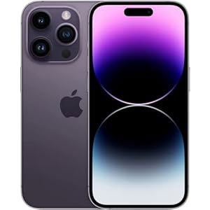 Apple iPhone 14 Pro, 256GB, Deep Purple – Unlocked (Renewed)