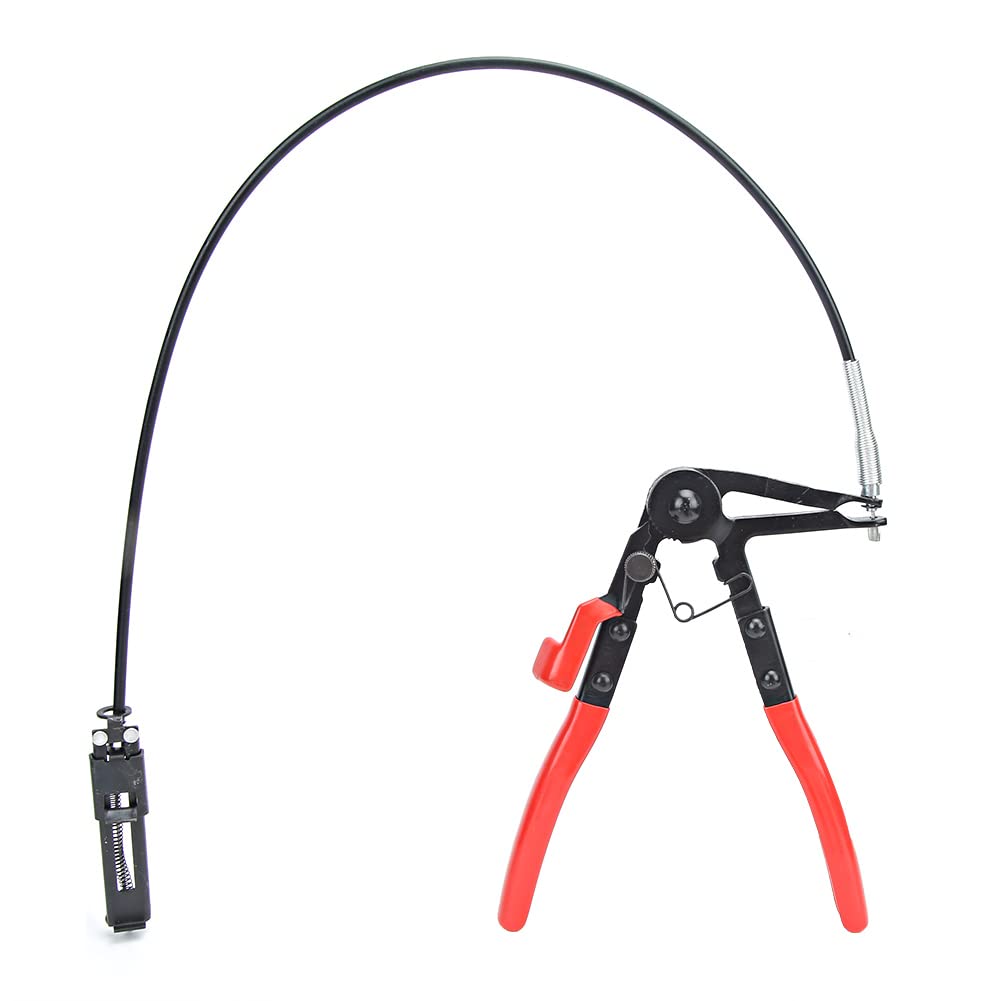 Kikumi Pinza per Fascette Stringitubo in Acciaio Al Carbonio Kit di Strumenti per la Rimozione di Fascette a Molla con Design Antiruggine Zincato per la Maggior Parte dei Modelli