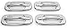 MaxMate Fit 00-06 GMC Yukon/99-06 Sierra/07 Classic/02-06 Chevy Avalanche/99-06 Silverado/07 Classic/00-06 Suburban/Tahoe/02-06 Cadillac Escalade Chrome 4 Doors Handle Cover W/O Passenger Side Keyhole