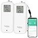 Produktbild Luminea Home Control Temperaturdatenlogger: 2er-Set WLAN-Temperatur- und Luftfeuchtigkeitssensor mit Display, App (Smart Thermometer für Innenraum, Digitale Hygrometer mit WLAN, Kühlschrank Alarm)