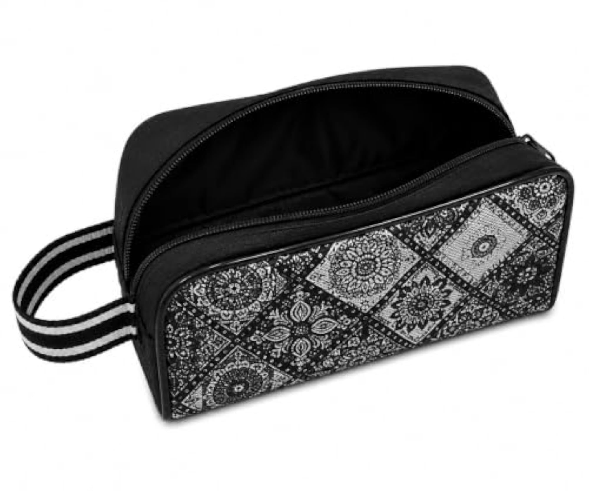 Mandala Print Travel Toiletry Bag, Cosmetic Organiser