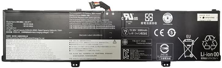 Batterie 5B10X19049 stable haute capacité 80Wh ThinkPad X1 Extreme
