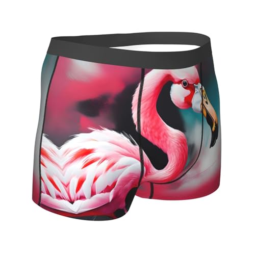 Lovely Purple Butterflys Print Men's Underwear Briefs,Men's Boxer Briefs, Soft and Breathable Cotton Underwear,1-Pack3