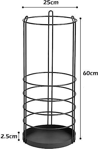 Rangement extérieur pour parapluies de couloir design évidé