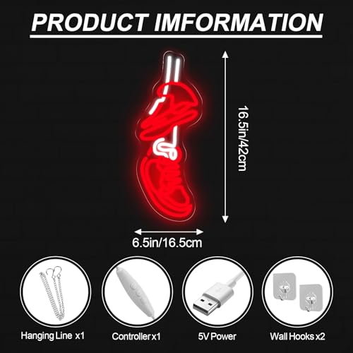 Image of Sneakers Neon Sign For The Ultimate, Shoe LED Light