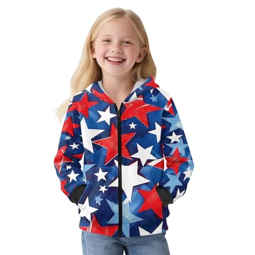 Kids 3D Graphic Hoodies Sweatshirt Long Sleeve Hooded Sweatshirts Casual Winter Outfit Full Zip Hooded Jacket - Main Image