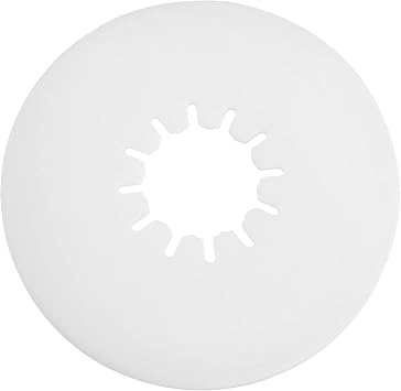 5th Wheel Lube Plate, 5th Wheel Hitch, 10-Inch Diameter Fifth Wheel Lube Plate, White