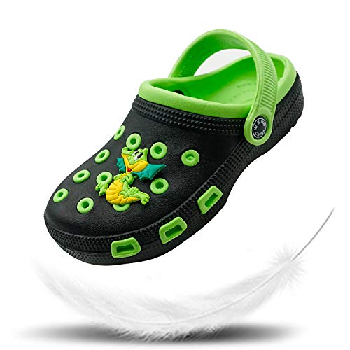 Image of Toddler Little Kids Clogs Slippers Sandals, Non-Slip Girls Boys Clogs Slide Lightweight Garden Shoes Slip-on Beach Pool Shower Slippers