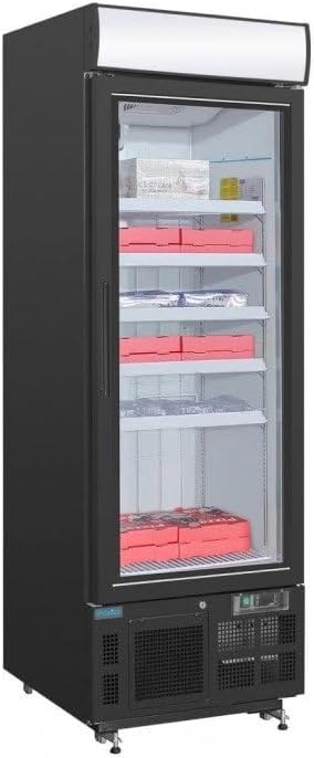 412 Liter Black Freezer with Glass Door by Polar