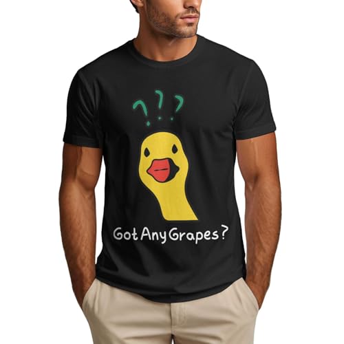 Anceky Camiseta con Meme gráfico de Pato Divertido Tengo Uvas