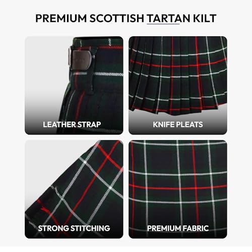 Image of Authentic Scottish Men's Tartan Kilts - Highland Light Weight Value Kilt | Embrace Your Heritage with Comfort