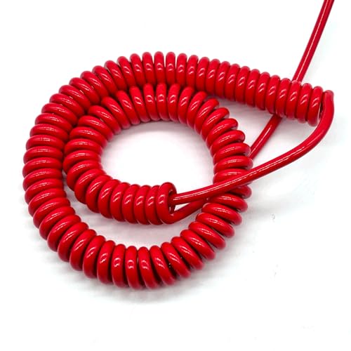 Câble électrique spiralé 2.5 mm² extensible 10m en polyuréthane