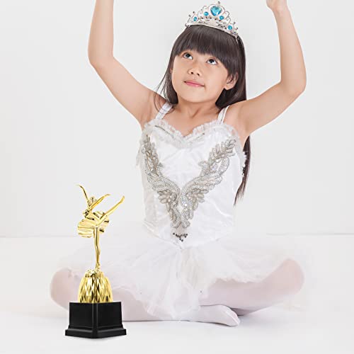 LUOZZY Troféu de Dança de Bailarina Troféus de Dança Menina Escultura de Dança de Mesa Deocr para Re