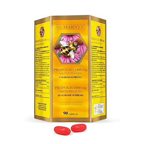 Marnys Propóleo 1000 Mg Con Equinácea Y Aceite De Germen De Trigo 90 Cápsulas, color Esencial