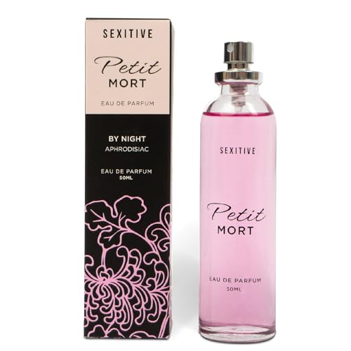 Sexitive PETIT MORT. Perfume Afrodisíaco de Mujer. Feromonas para atraer hombres. Fragancia duradera. Siéntete hermosa y Confiada - 50 ml - 1.7 fl oz