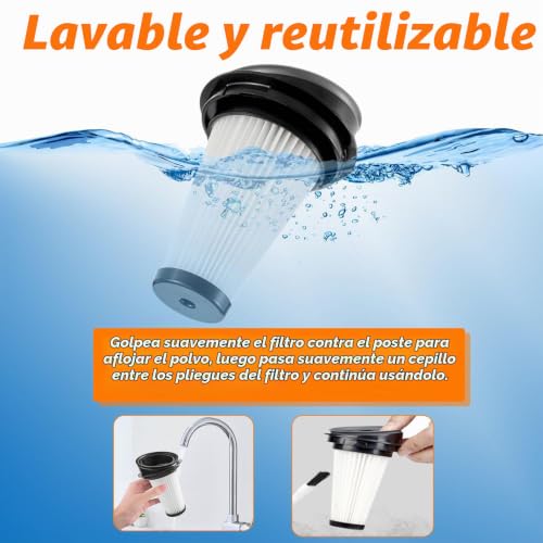 Miniatura 4 de Huarew 2 Piezas Filtro De Repuesto Para Rowenta X-Pert 3.60 Rh6921wo Rh6933wo Rh6971wo Rh6974wo X-Pert 160 Rh7221wo Rh7233wo Rh7237wo