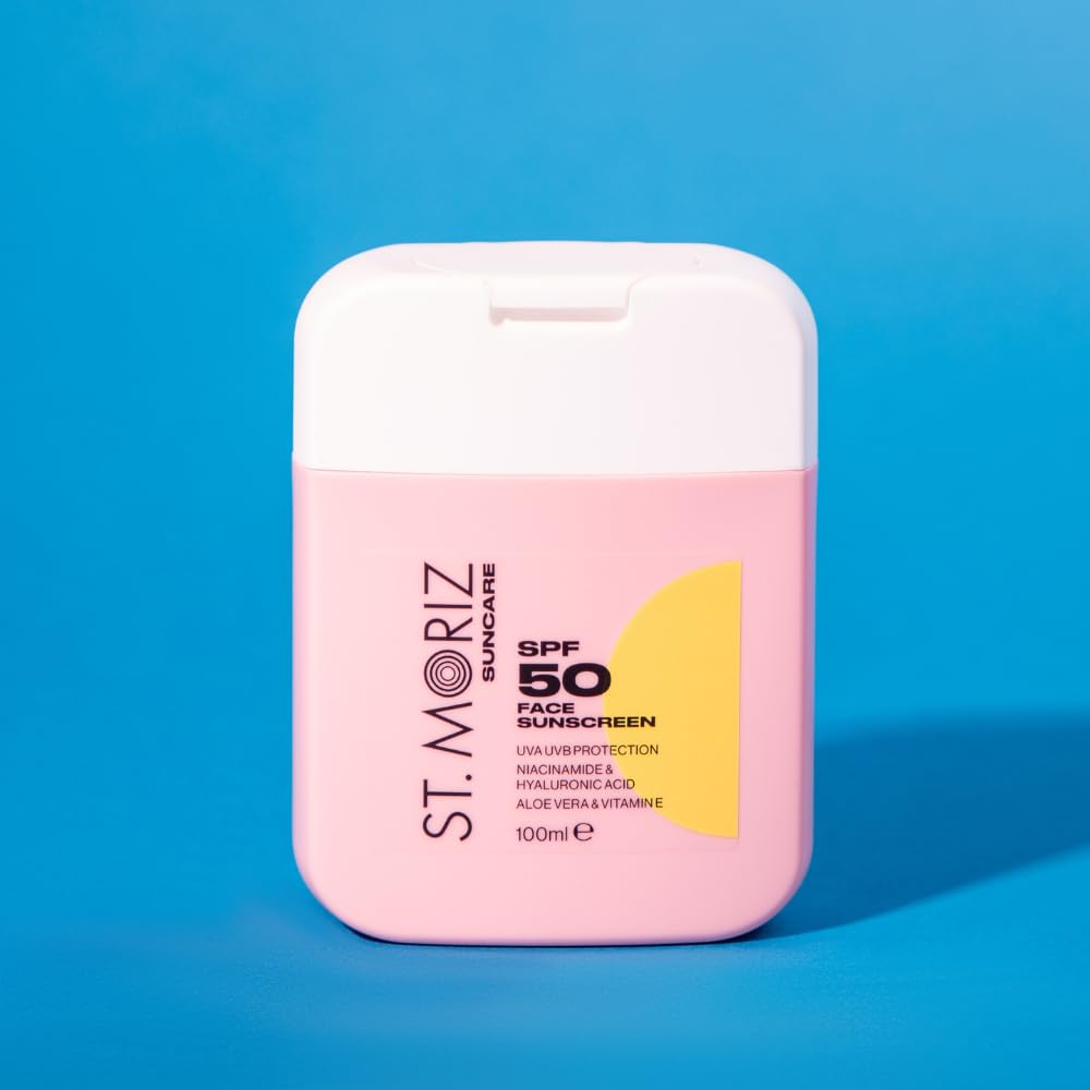 St Moriz Suncare SPF 50 Face Sunscreen, SPF 50 Face Lotion, 100 ml (Pack of 1) - Image 2
