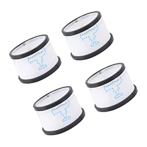 ZJchao Vacuum Cleaner Filters Replacement, 4pcs Vacuum Cleaner Replacement Filter, Accessories, Dust Bin, for INSE S600 S6P S6