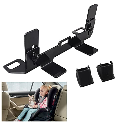 Image of Chelhead Universal CarSeat ISOFIX Latch Interface Bracket | Steel, With Anchors,Child Seat Restraint Anchor Mounting Kit ISOFIX Belt Connector for Baby Safety Chair