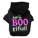 犬コスチューム ハロウィン コスプレ衣装 かわいい 犬 クール 服 袖あり ポリエステル カバーオール 傷なめ防止 犬ウェアー 愛犬 子犬 (XL,ブラック)