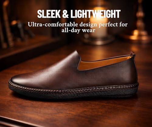 Image of Kraasa Men's Jutis Ethnic Casuals, Slip-on Closure, Stylish Loafers | Perfect for Formal Wear, Business and Parties