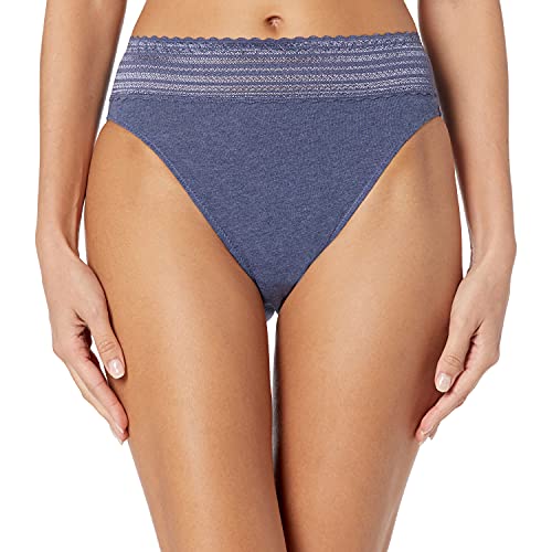 Image of Warner's womens No Pinching No Problems Dig-free Comfort Waist With Lace Cotton Hi-cut Rt2091p